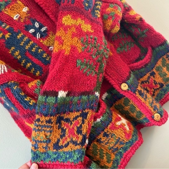 Vintage Express Cat Cardigan Sweater - Picture 5 of 9